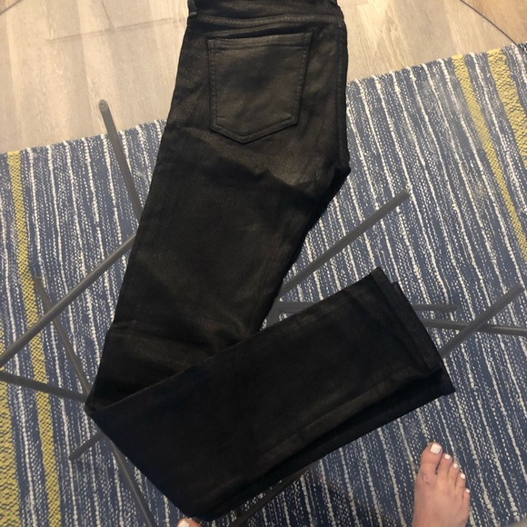 Citizens of Humanity Black Coated Skinnies - Picture 3 of 5